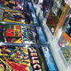 Rare video games share the space with rare comics at Danielle Smith’s San Diego Comic-Con booth.